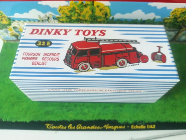 Dinky Toys 32 E - Fourgon Incendie Berliet Premier Secours - Avec Boîte - TBE