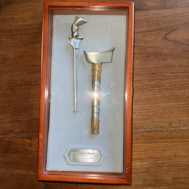 ROYAL SELANGOR GOLD + Pewter Malaysian Keris Sundang A Warriors