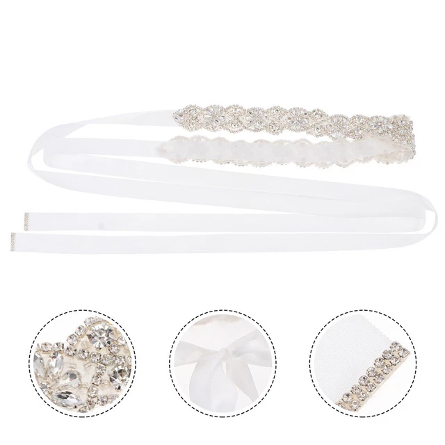 Ceinture Nuptiale Diamant Ruban La Mariée De Hanche Mariage