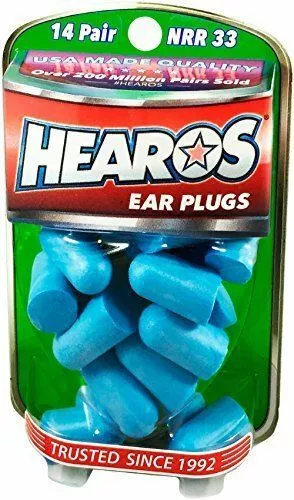 HEAROS Xtreme Ear plugs - Best In Class Noise Cancelling Disposable Foam With 33