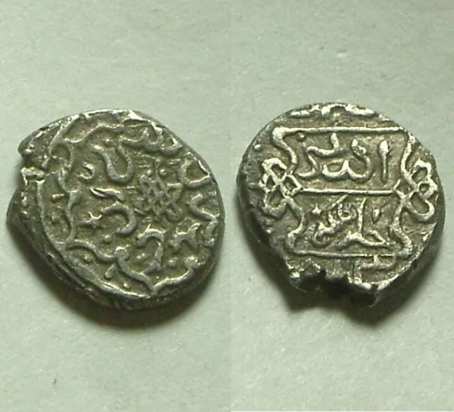 Rare Ottoman Empire Turkey Silver Coin MUSSA CELEBI 813 AH AKCHE FETRET DEVRI