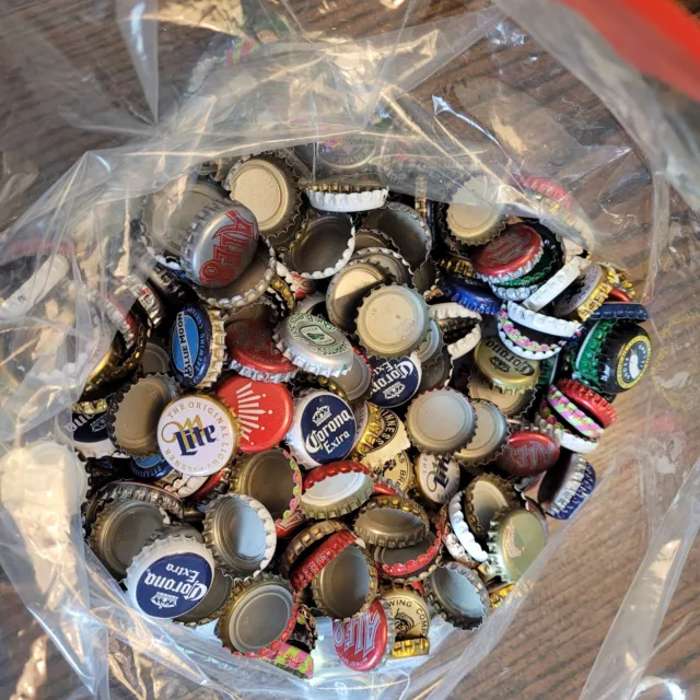 Beer Bottle caps lot Over 3 Lbs Crafting