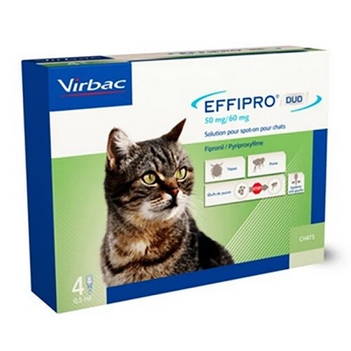 EFFIPRO DUO SPOT ON 4 Pipetas para Gatos