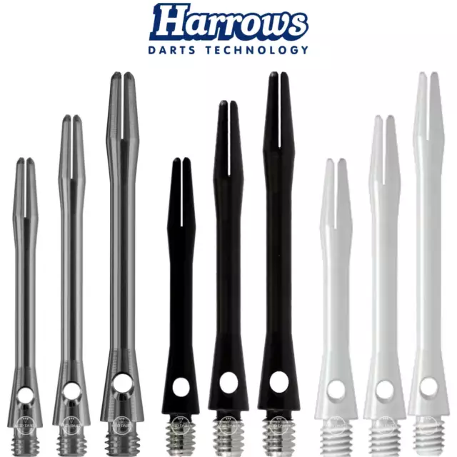 Harrows | Keramic Aerospace Alloy Darts Shafts | Aluminium Dart Stems