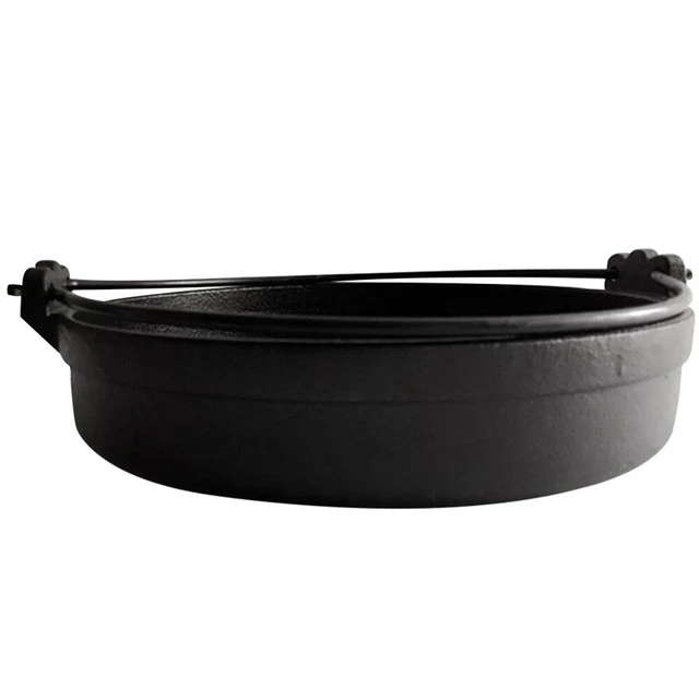 Pentola In Ghisa Giapponese Con Coperchio Legno - 1,5 L Per Sukiyaki E Shabu-Shabu - Foto 9