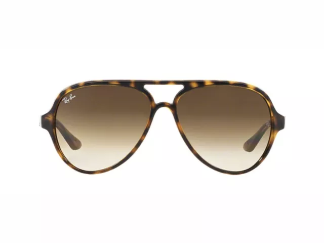 Original Sonnenbrille Ray Ban RB4125 CATS 5000 Havanna braun gradient brown