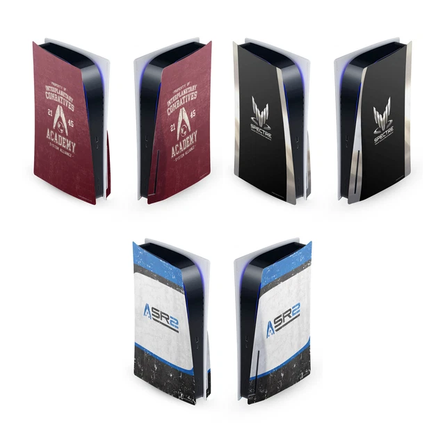 Mass Effect 3 Badges And Logos Vinyl Skin For Sony Ps5 Disc Edition Console