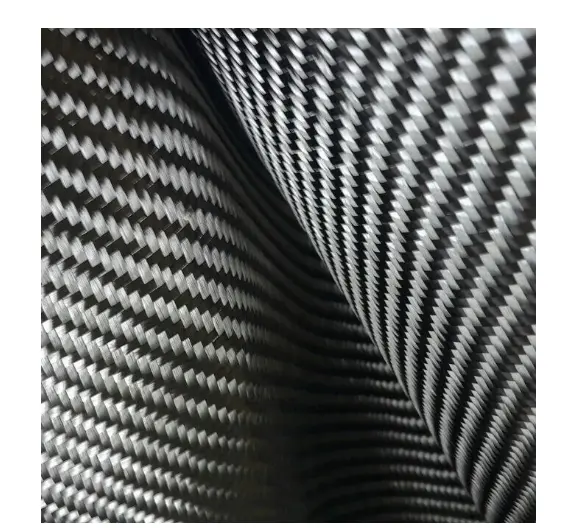 Real High Quality 6K Carbon Fiber Cloth 320gsm 2x2 Twill Weave 40"/100cm Fabric