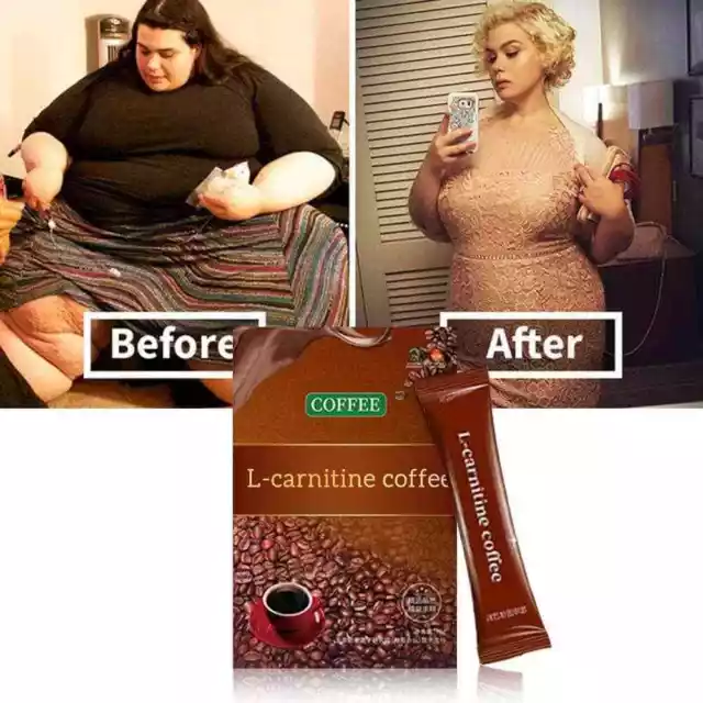 Café instantáneo L-carnitina para bajar de peso, café adelgazante 1 caja (7 P .FAM0
