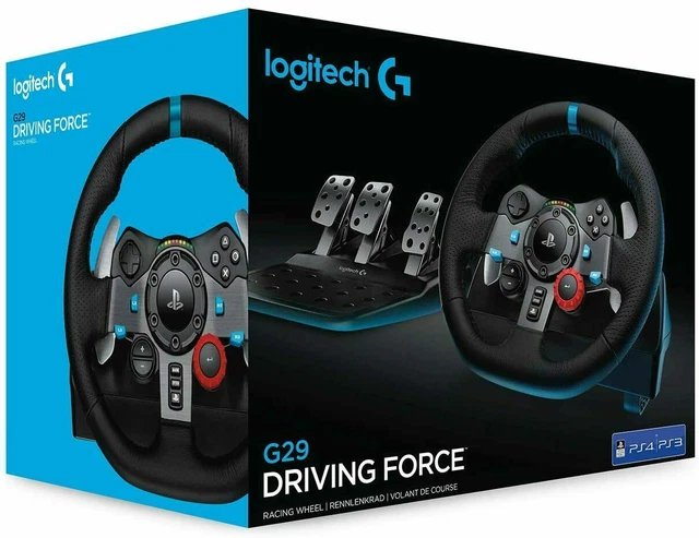Volant De Course Logitech G29 Driving Force - Compatible PS3, PS4, PC, Occasion, Fonctionne Bien