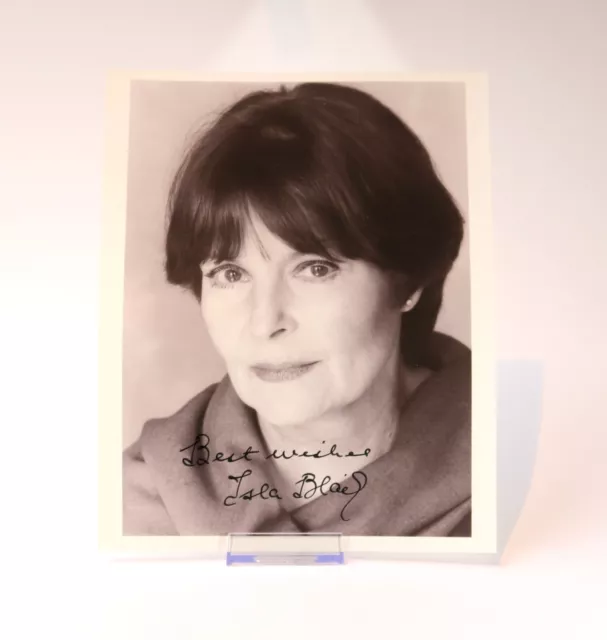Isla Blair ACTRESS Hand Signed Autographed Photo 10x8 With Providence