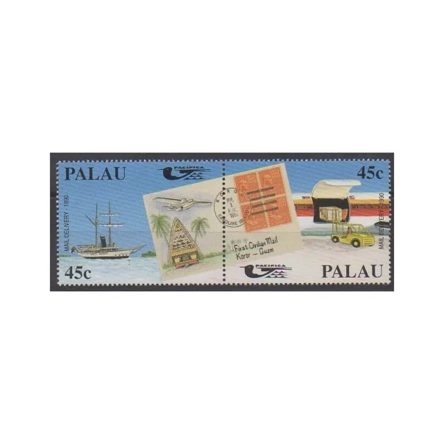 Palau - 1990 - No 354/355 - Service postal