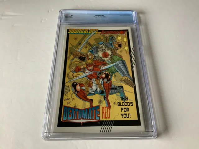 Prophet 1 Cgc 9.2 White Pages Coupon Included Rob Liefeld Image Comics 1993 Bb 10