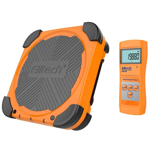 Elitech LMC210A Refrigerant Charging Scale HVAC Wireless Remote 330 Lbs 150kgs