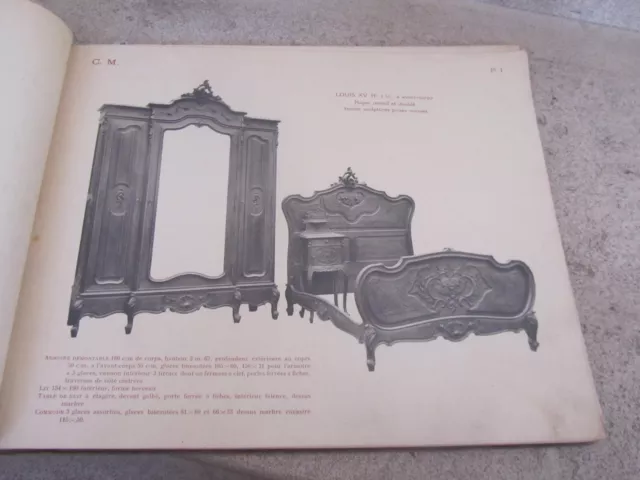 Catalogue Fabrique de Meubles, spécialité chambres Louis XV et Louis XVI 2