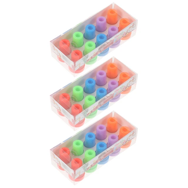 3 Boxes Christmas Seal Toys Stamp Self- Ink Kids Scrapbooking Child