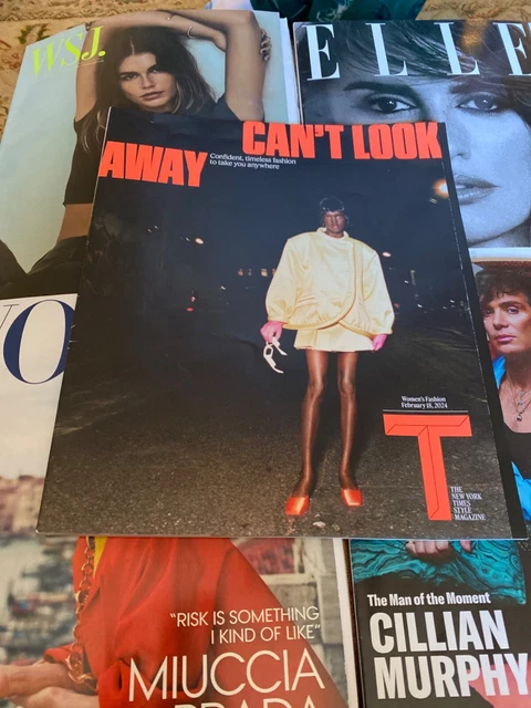 5 FASHION MAGAZINE Lot Elle, Vogue,GQ,wsj and can’t look away. 2025 £15