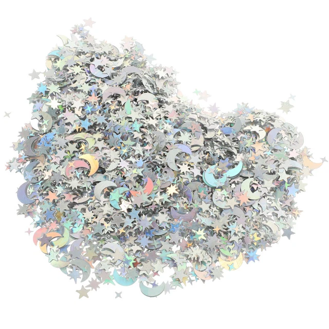 Pezzi decorativi luna stellata glitter festa compleanno bambino animale domestico