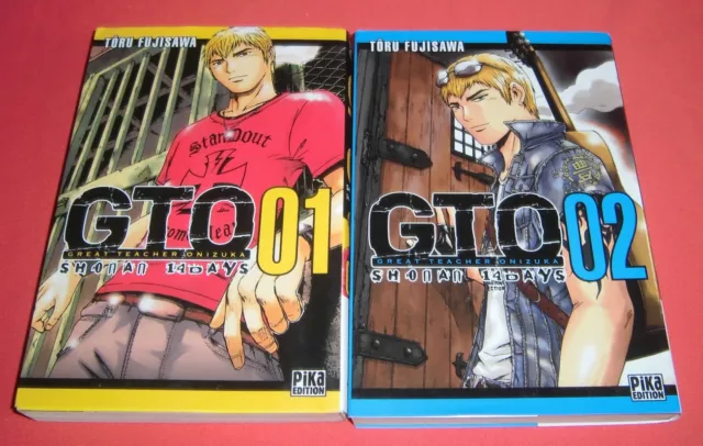 Manga GTO Shonan 14 Days Tome 1 et 2 FR [Pika Edition] *JRF