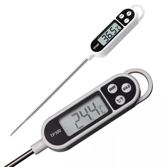 Digital Pocket Thermometer wth 4mm Stainless Steel Probe -50 to 300 C Pen Style