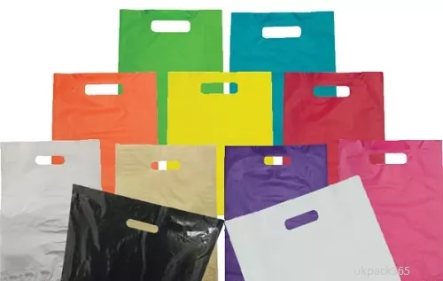 STRONG CLEAR TRANSPARENT Supermarket Style Plastic Vest Shopping Carrier  Bags YW £3.46 - PicClick UK