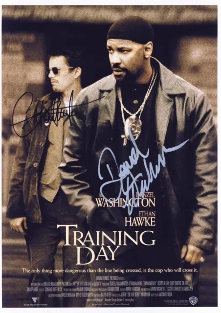 Training Day signed movie poster print