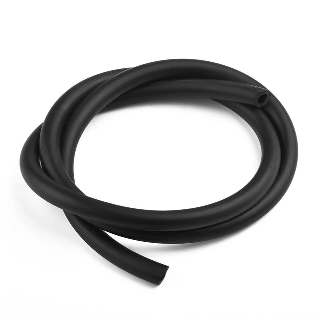 6mm 1/4 ID Full Silicone Fuel/Air Vacuum Hose/Line/Pipe/Tube 1Meter Black Parts