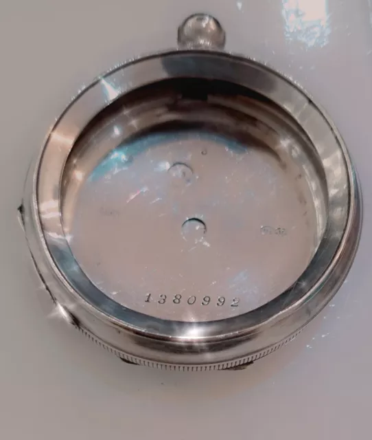 silver pocket watch case