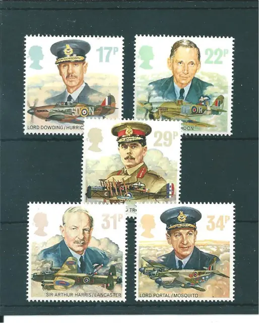 Commems - 1986 - History - Royal Air Force   -  Unmounted  Mint Set