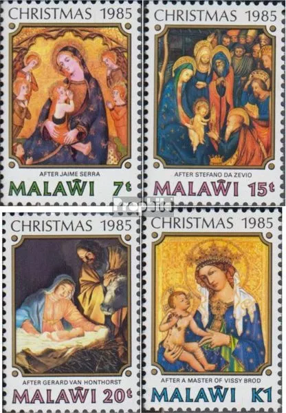 Malawi 457-460 (complete issue) unmounted mint / never hinged 1985 christmas Pai