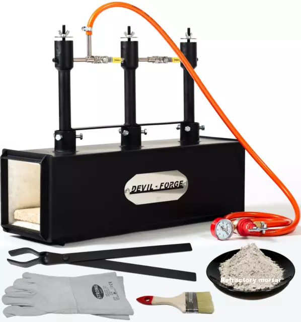 DFPROF3 Forge au Gaz Propane Four de Fusion Brûleur Forgeron