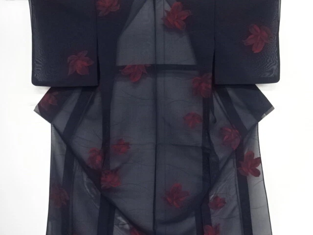 45480# Japanese Kimono / Kimono For Summer / Woven Flower