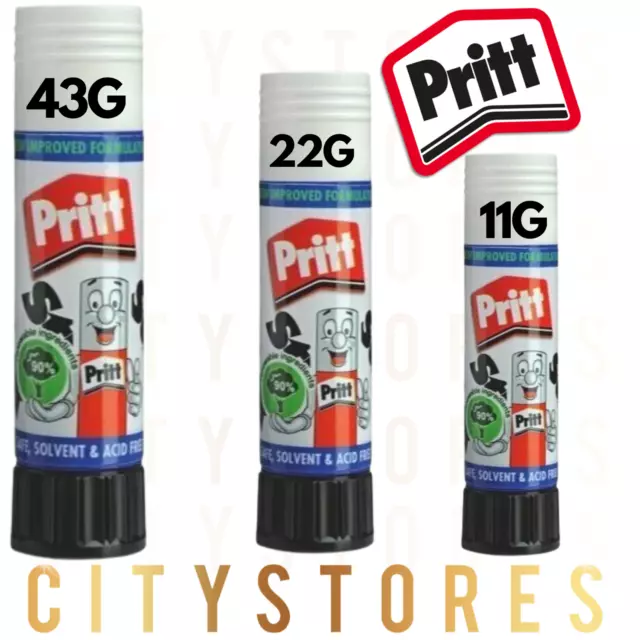 Pritt Glue Stick 11g Non Toxic Same Day Despatch Uks Fastest