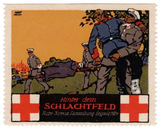 (I.B) Germany (Great War) Cinderella : Leipzig Red Cross Fund (Battlefield)