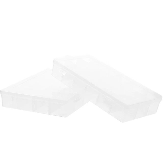 2 piezas Accesorios para juegos de mesa Caja de almacenamiento Hallazgos de joyería versátil Órgano baratija