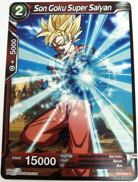 Carte DRAGON BALL SUPER : SON GOKU SUPER SAIYAN - BT2-005 C