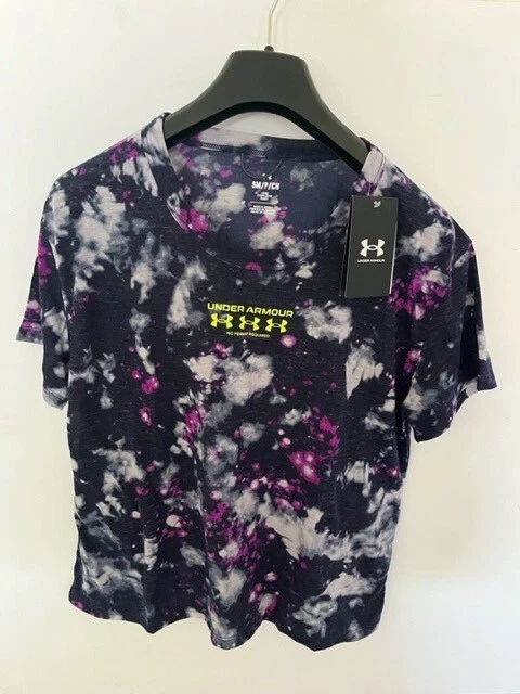 Under Armour Women's  UA Run Trail T Shirt, Multicoloured, Small, New