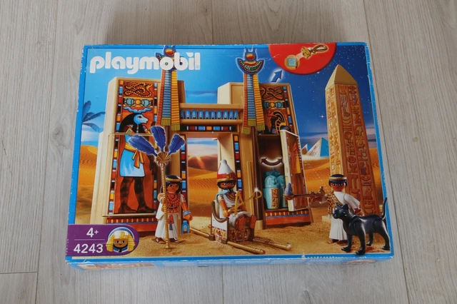 Playmobil Égypte – Façade Arrière Du Temple Du Pharaon Set 4243 – Occasion, Pour Compléter Ton Jeu !