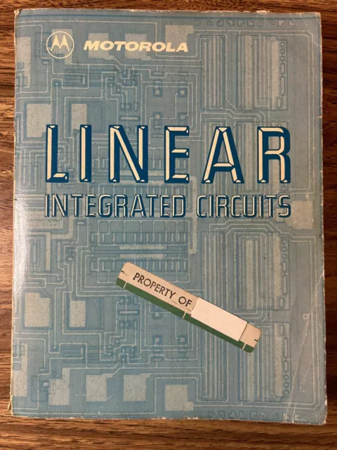 Motorola 1979 Data Book Linear Integrated Circuits