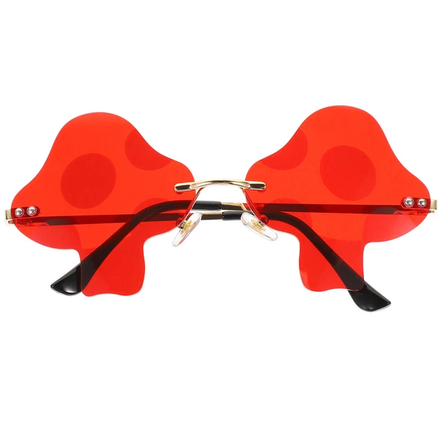 Occhiali Da Sole Senza Bordi Quadrati Sfumati - Look Vintage Retrò Senza Montatura - Foto 11