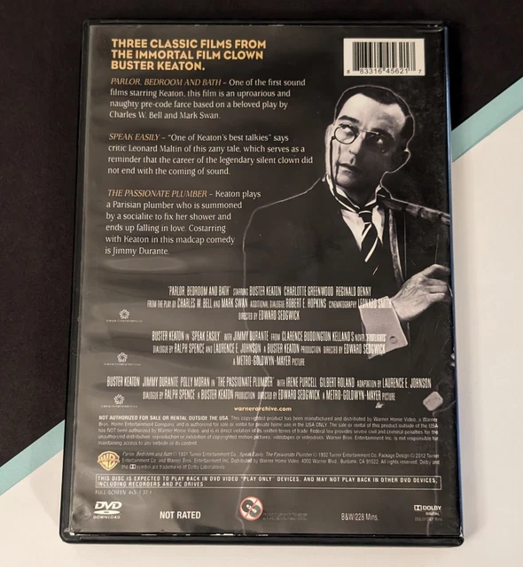 DVD DE TRIPLE función Buster Keaton at MGM conjunto de 2 discos