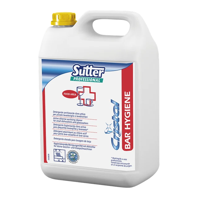 BAR Hygiene Detergent Sanitizer Chlorine Active for Small Dishwasher 5 KG