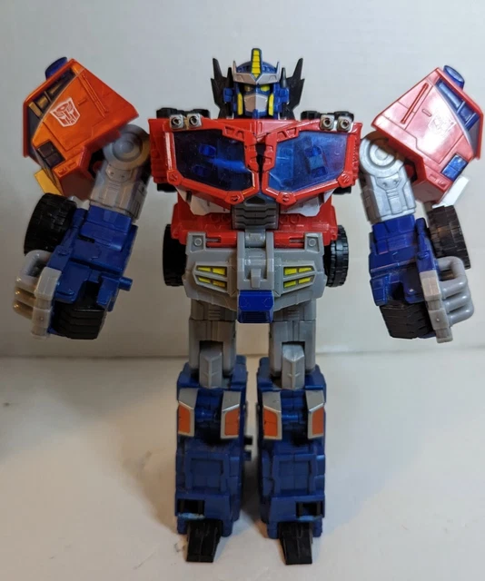TRANSFORMERS CYBERTRON LEADER Class Optimus Prime figure, 2004 Hasbro