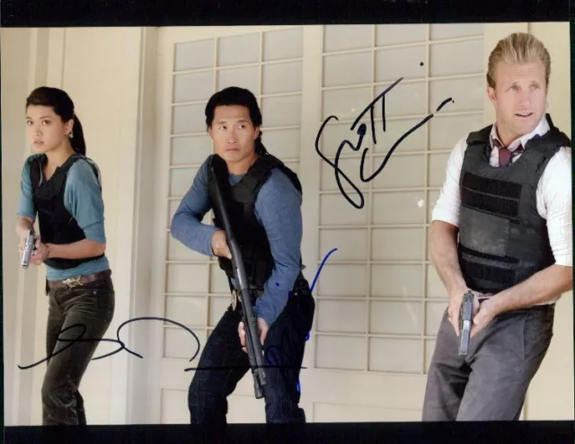 Hawaii Five-0 (Scott Caan, Grace Park & Alex O'Loughlin) signed 8x10 photo