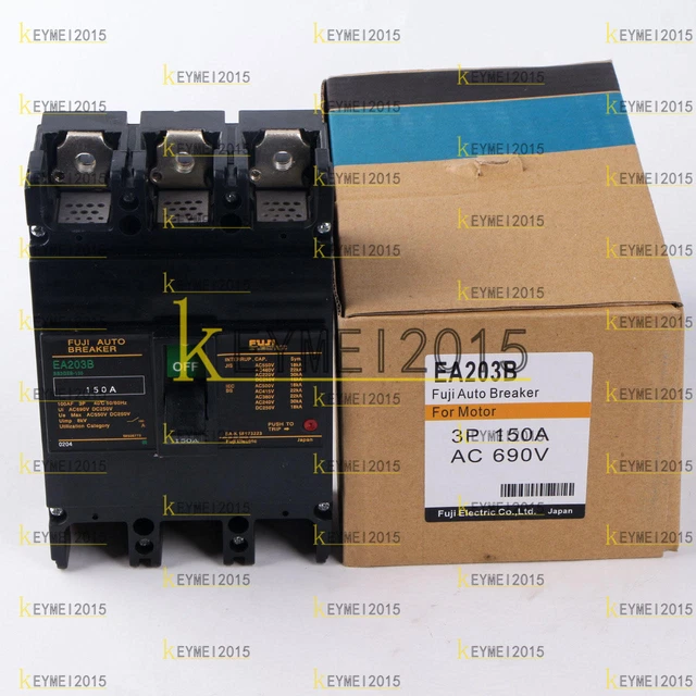 FUJI ELECTRIC INDUSTRIAL Automation Auto Circuit Breaker new EA203B 3P ...