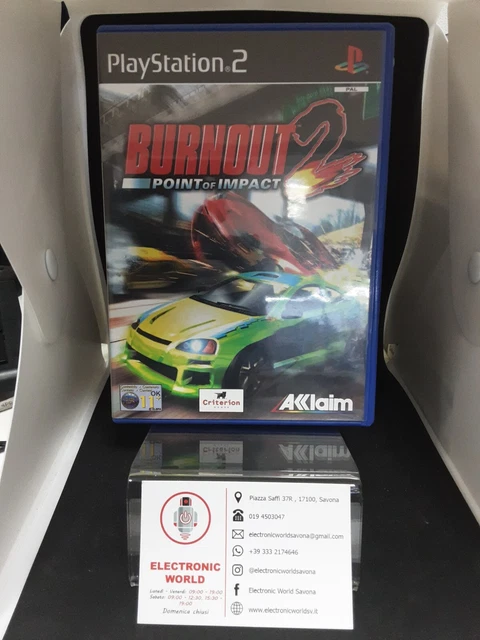 Burnout 2 Point of Impact Ita videogioco per Sony playstation 2 PS2 PAL