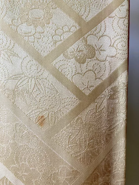 Vintage Japanese kimono - Furisode Kimono robe with beautiful embroidery 9