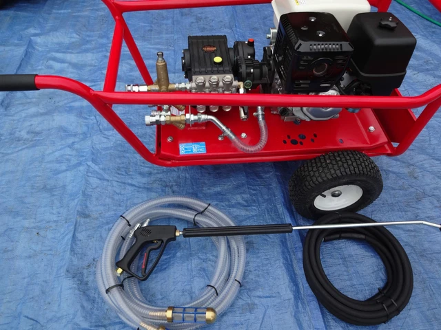Dual feed pressure shop washer