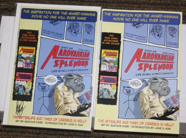 Cerebus In Hell(#77) Aardvarkian Splendor #1  Regular A /1295 & SIGNED Ed. /134