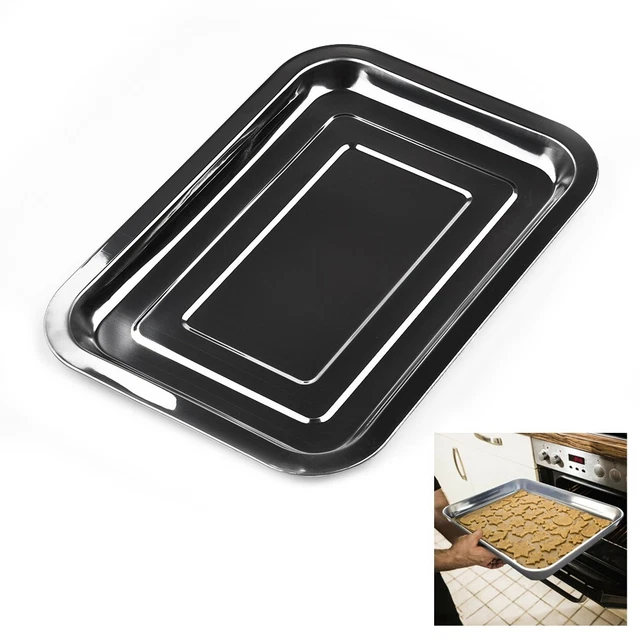 Suministros de sartén accesorio de acero inoxidable para horno tostador duradero